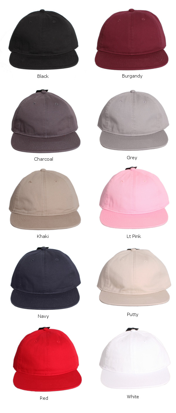 NEW FASHION OF NEW YORK コットンフラットバイザーキャップ NF1480